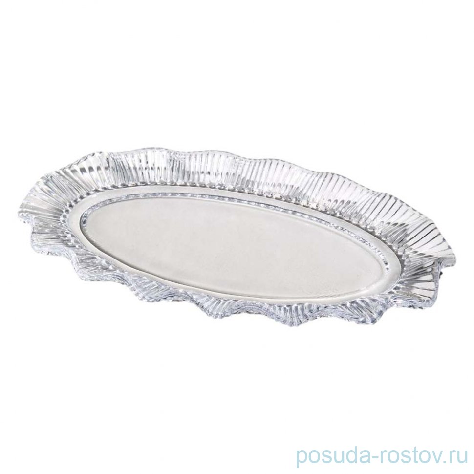 Блюдо сервировочное crystal pearl 25,5х16,5 см / 367063