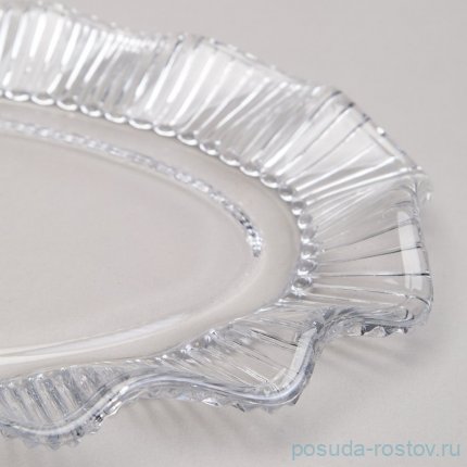 Блюдо сервировочное crystal pearl 25,5х16,5 см / 367063