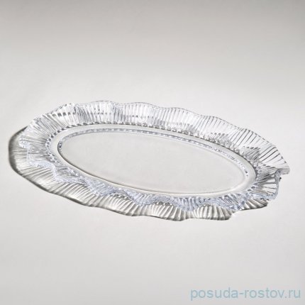 Блюдо сервировочное crystal pearl 25,5х16,5 см / 367063