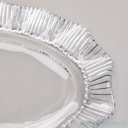 Блюдо сервировочное crystal pearl 25,5х16,5 см / 367063