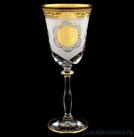 Бокалы для красного вина 250 мл 6 шт &quot;Анжела /Лев /Антик золото&quot; R-G / 057029