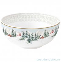 Салатник 15 х 8 см 600 мл &quot;Шале /Лыжники в горах&quot; / 339155