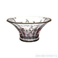 Фруктовница 25 cм &quot;Веллингтон /Золотой узор /розовые&quot; E-V / 286656