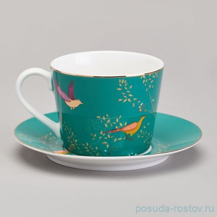 Чайная пара 220 мл &quot;Golden birds&quot; / 368424