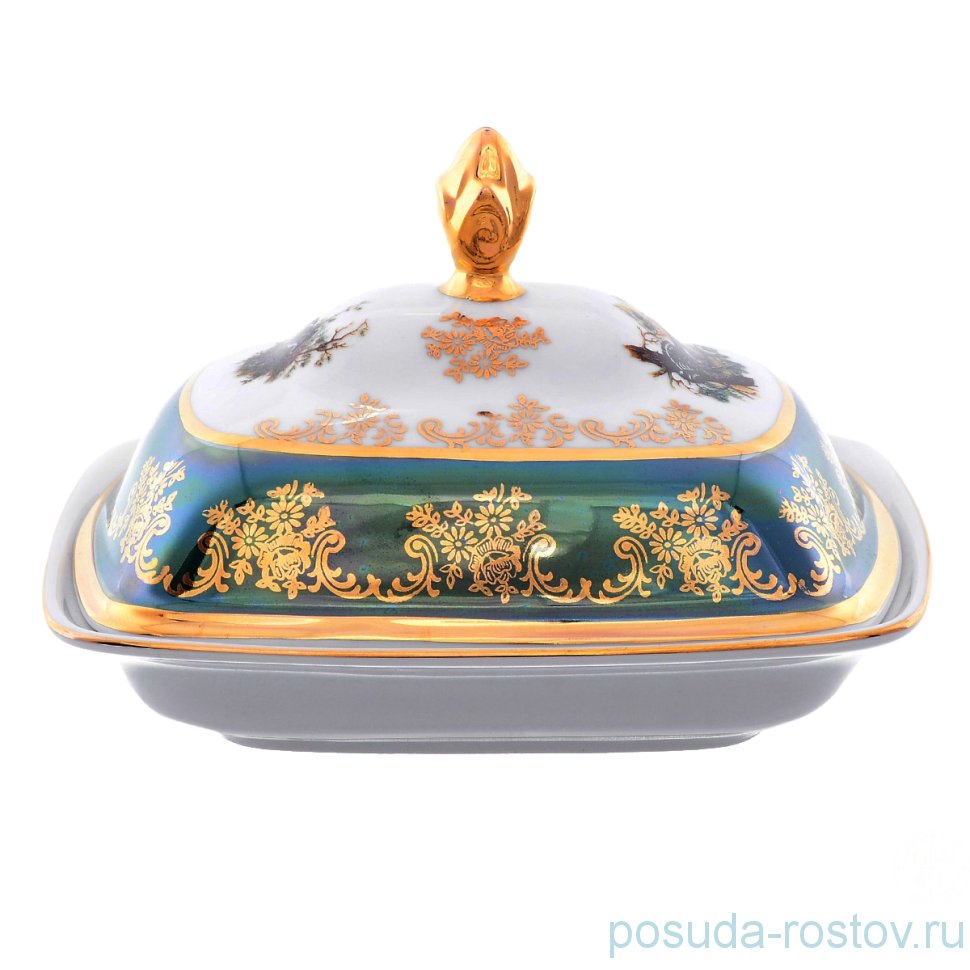Масленка "Корона /Охота зелёная" / 038679