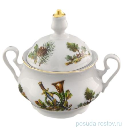 Сахарница 200 мл с ручками &quot;Мэри-Энн /Охота&quot; / 157903