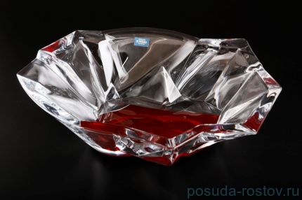 Ваза для фруктов 35 см &quot;Англ /Красное дно&quot; / 096041