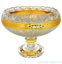 Ваза для фруктов 30,5 см н/н &quot;Хрусталь с золотом&quot; / 109325