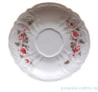 Блюдце 14 см 1 шт &quot;Бернадотт /Серая роза /золото&quot; (к чашке 170 мл) / 267486