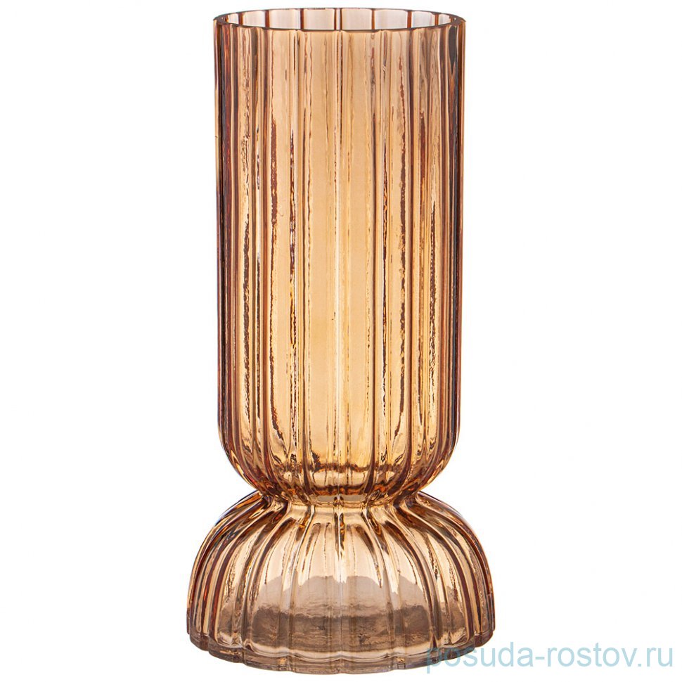 Ваза для цветов 12 х 25 см "Creation amber"  / 336362