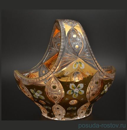 Корзинка 25 см &quot;Хрусталь с золотом&quot; / 011531