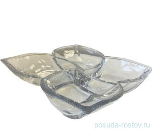 Менажница-салатник 35 см 4-х секционная &quot;Trays&quot; / 340603