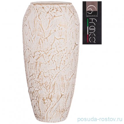 Ваза для цветов 26 см &quot;Fidelis tailor gold white&quot; / 288718