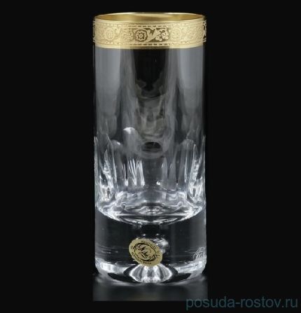 Стаканы для воды 300 мл 6 шт &quot;Джесси /Золото&quot; / 026946