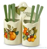Подставка для столовых приборов 19,5 см двойная навесная &quot;Artigianato ceramico /Груша&quot; / 156778