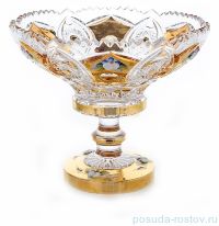 Ваза для конфет 15,5 cм &quot;Хрусталь с золотом&quot; / 017781