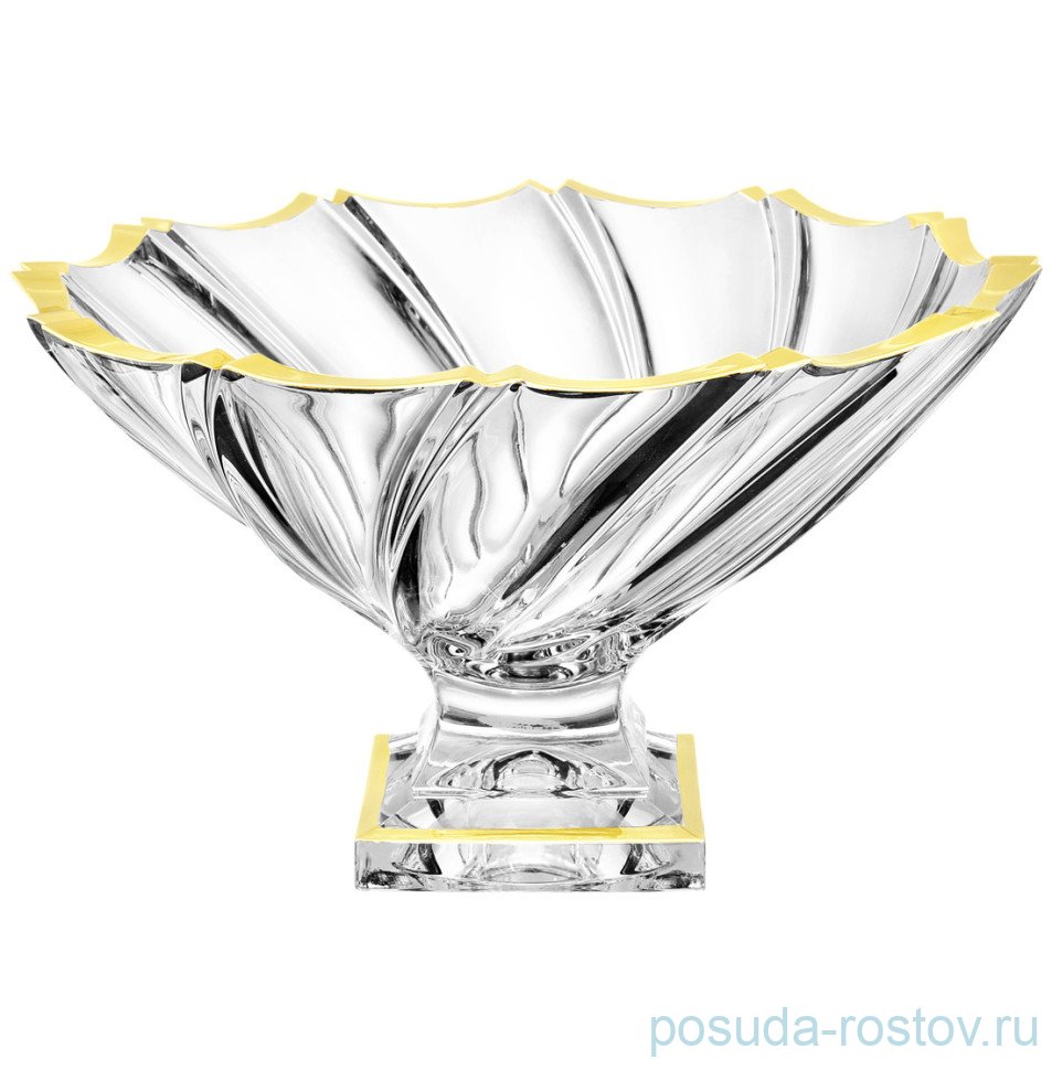 Ваза для фруктов 31 см н/н "Ponti /Золото" / 343953