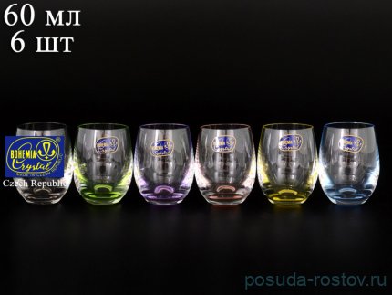 Стопки 60 мл 6 шт &quot;Клаб /Ассорти&quot; / 084086