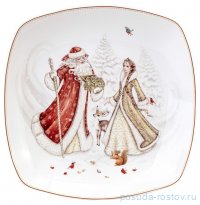 Блюдо 25 х 4 см квадратное &quot;Морозко&quot; / 361462