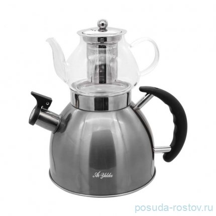 Чайник 2,5 л серый &quot;Kettle Mania&quot; / 260066