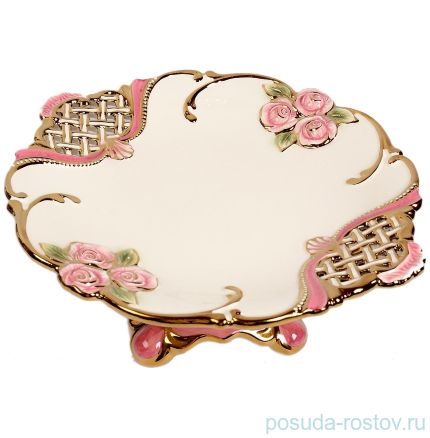 Фруктовница круглая н/н &quot;Розы розовые /Royal Classics&quot; 13 / 150996