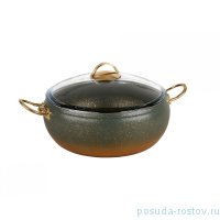 Кастрюля 18 х 8 см с антипригарным гранитным покрытием 2 л оливковая &quot;KEOPS SETS&quot; / 166094