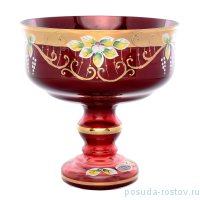 Конфетница 20 см н/н &quot;Лепка красная&quot; SC / 148324