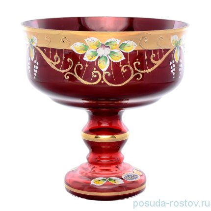 Конфетница 20 см н/н &quot;Лепка красная&quot; SC / 148324