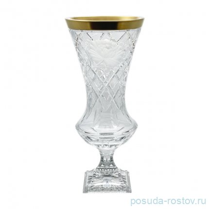 Ваза для цветов 42 см н/н &quot;Роза /Золотой кант&quot; / 262970