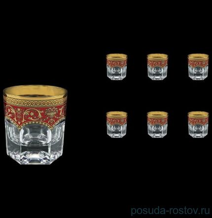 Стаканы для виски 280 мл 6 шт &quot;Провенза /Империя /Красная&quot; / 030369