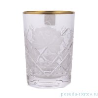 Стаканы для воды 180 мл 6 шт &quot;Роза /Золотой кант&quot; / 165261
