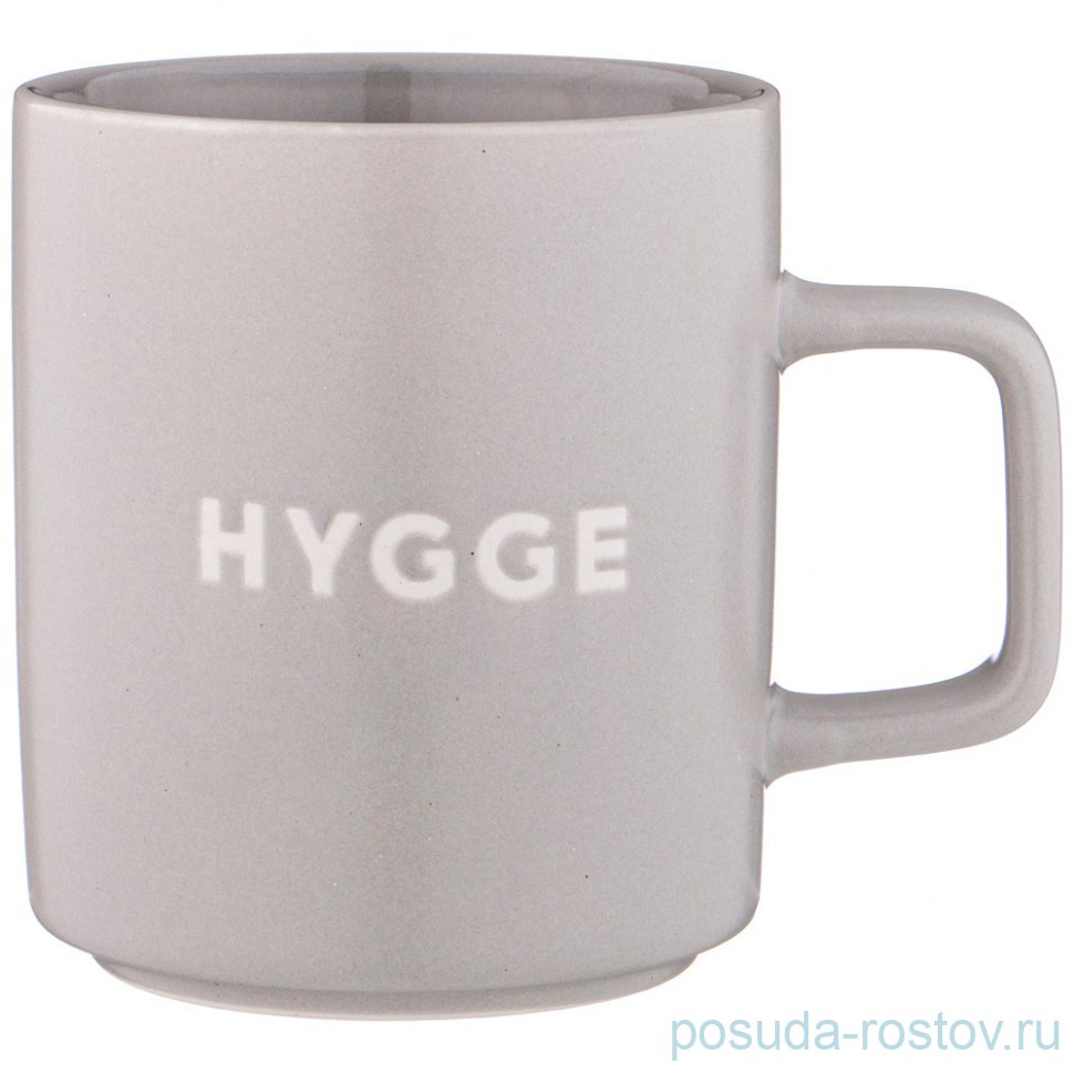 Кружка 400 мл светло-серая "Hygge" / 330232
