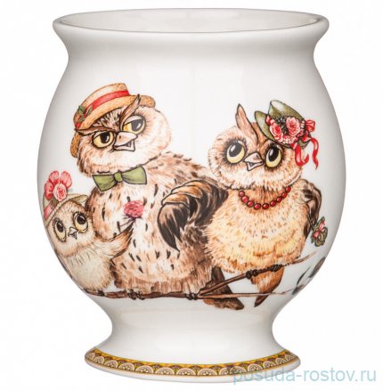 Подставка для чайных ложек 9 см &quot;Owls party&quot; / 252060
