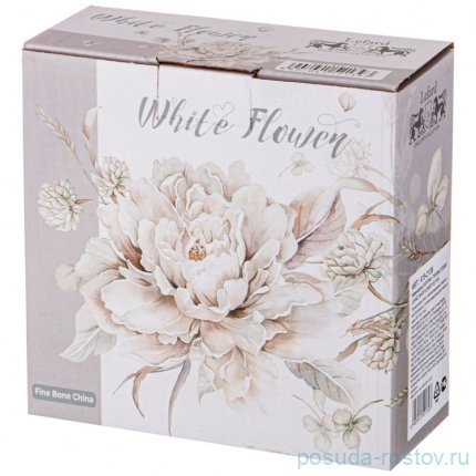 Салатник 15,5 х 7 см &quot;White flower&quot; / 236299