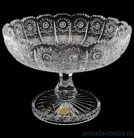 Ваза для конфет 20,5 см н/н &quot;Хрусталь резной&quot; / 037967