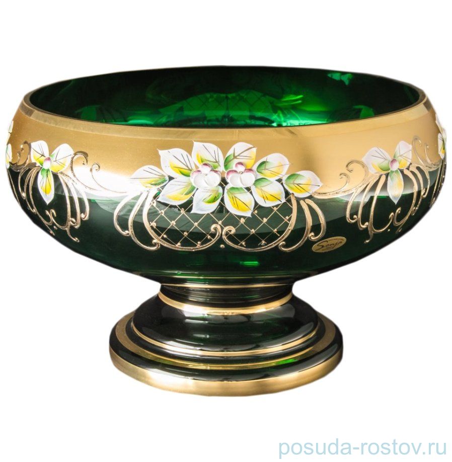 Фруктовница 32 см н/н "Лепка зелёная" S-A / 036069