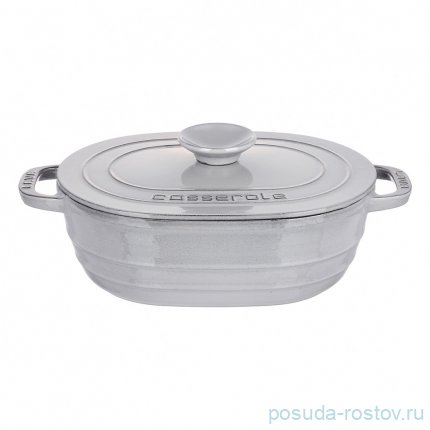Кастрюля 33 см с крышкой 6,25 л &quot;Lava /Majolica Grey&quot; / 336049