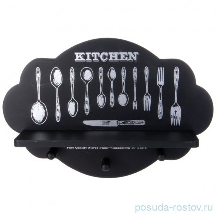 Вешалка для кухни 39,5 х 27 х 10 см с крючками &quot;Kitchen&quot; / 376074