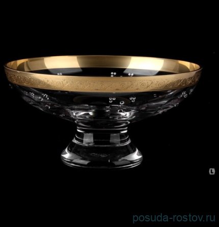 Ваза для конфет 20 см н/н &quot;Джесси /Золото&quot; / 012080