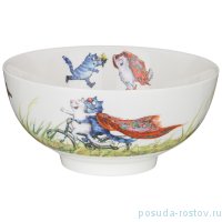 Салатник 15 х 7 см &quot;Синие коты /Русское поле&quot; / 250809