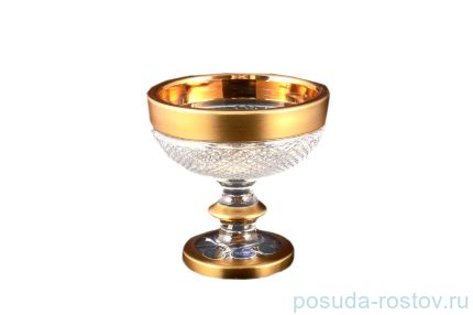 Вазочка 13 см н/н &quot;Хрусталь с золотом&quot; / 094008