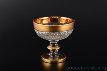 Вазочка 13 см н/н &quot;Хрусталь с золотом&quot; / 094008