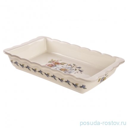 Блюдо для запекания 37 см прямоугольное &quot;Artigianato ceramico /Весенние лепестки&quot; / 171680