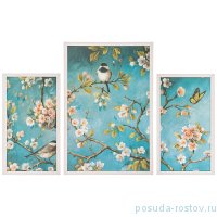 Картина модульная 60 х 90 см /рамка цвета жемчуга / 270214