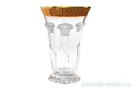 Ваза для цветов 25,5 см &quot;Версаче2 золото&quot; / 009720