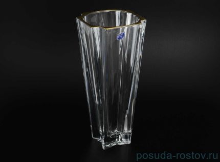 Ваза для цветов 35 см &quot;Метрополитэн /Золотой кант&quot; / 101048
