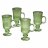 Набор кружек simplicity green 4 шт 245 мл / 14 см / 367450