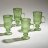 Набор кружек simplicity green 4 шт 245 мл / 14 см / 367450