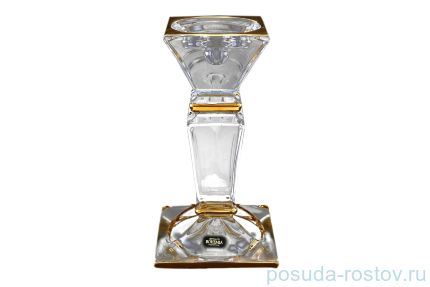 Подсвечник 20,5 см &quot;Эмпери /Золотой кант&quot; / 099083