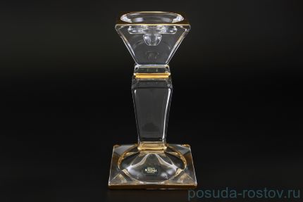 Подсвечник 20,5 см &quot;Эмпери /Золотой кант&quot; / 099083
